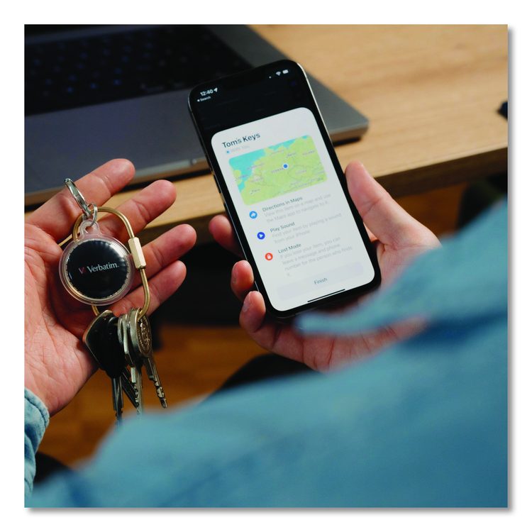 My Finder Bluetooth Coin Tracker for Apple iOS, Black
