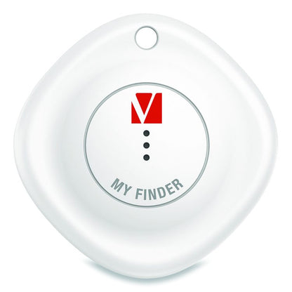 My Finder Bluetooth Tracker for Apple iOS, Black/White, 2/Pack