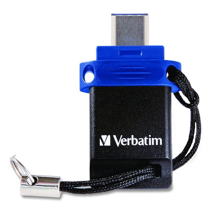 Store n' Go Dual USB 3.2 Gen 1 Flash Drive for USB-C Devices, Blue