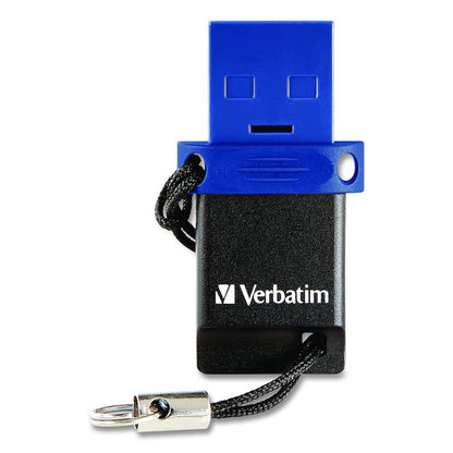 Store n' Go Dual USB 3.2 Gen 1 Flash Drive for USB-C Devices, Blue