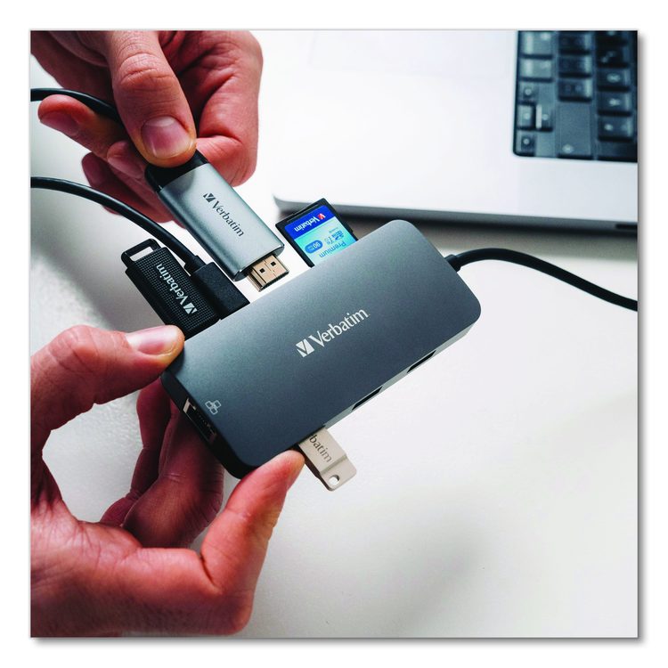 USB-C Pro Multiport Hub9 Port, Gray