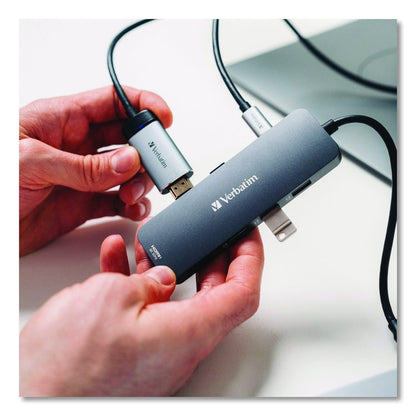 USB-C Pro Multiport Hub8 Port, Gray