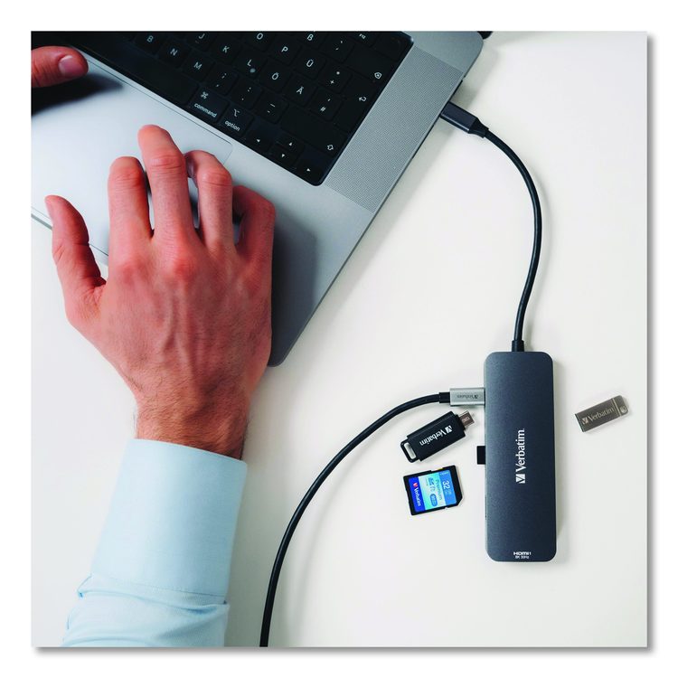 USB-C Pro Multiport Hub8 Port, Gray