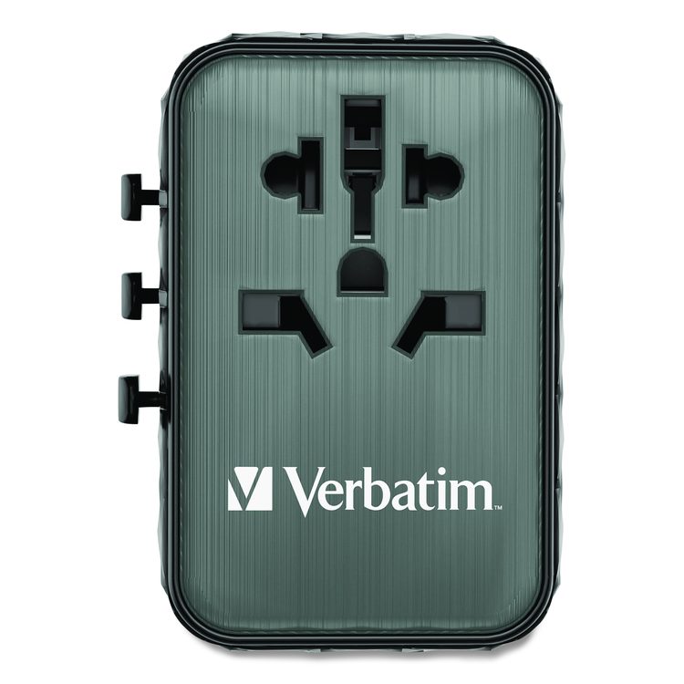UTA-05 Gan III Universal Travel Adapter, (2) USB-A/(2) USB-C/Quick Charge 4+