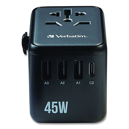 UTA-08 Universal Travel Adapter, (3) USB-A/(3) USB-C