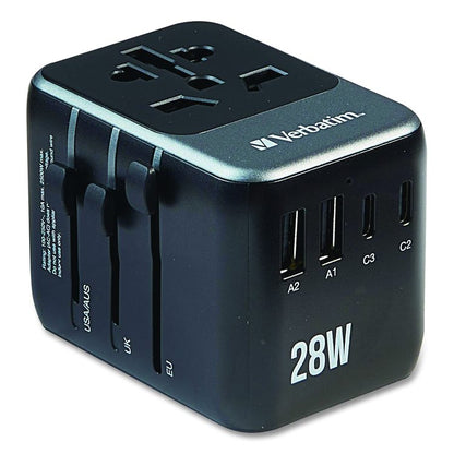 UTA-07 Universal Travel Adapter, (3) USB-A, (3) USB-C