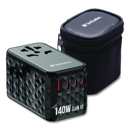 UTA-10 GaN III Universal Travel Adapter, (3) USB-A/(3) USB-C