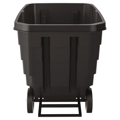 1 cu yd Light Duty Tilt Truck, 1,250 lb Capacity, Black