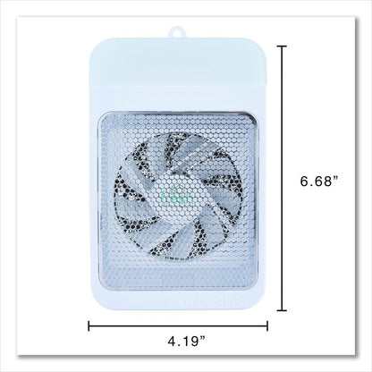 ourfreshE Dispenser, 2.71 x 4.19 x 6.68, White