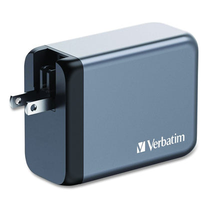 200 W 4-Port GaN Wall Charger, Black/Gray