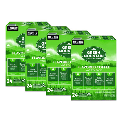 Flavored Variety Coffee K-Cups, Assorted Flavors, 96/Carton