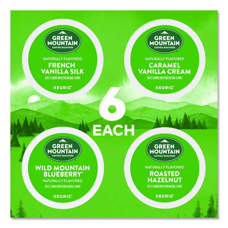 Flavored Variety Coffee K-Cups, Assorted Flavors, 96/Carton
