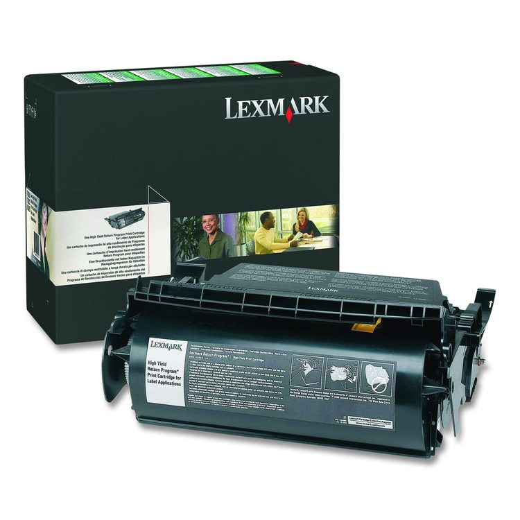 12A7644 Corporate Return Program High-Yield Toner, 30,000 Page-Yield, Black