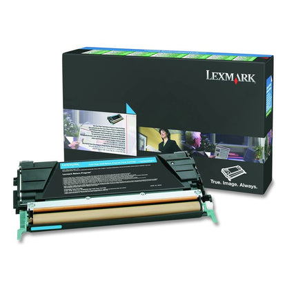 24B5804 Return Program High-Yield Toner, 10,000 Page-Yield, Cyan