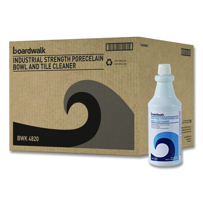 Industrial Strength RTU Porcelain Bowl and Tile Cleaner, 32 oz Bottle, 12/Carton