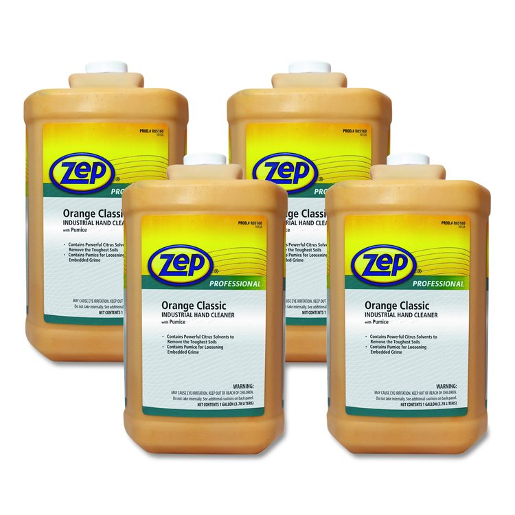 Industrial Hand Cleaner, Orange Scent, 1 gal, 4/Carton
