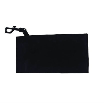 Safety Glasses Carrying Pouch with Belt Clip, 4.25 x 0.25 x 4.25, Black, 12/Carton