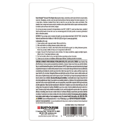 Specialty Gloss White Tub and Tile Touch Up, Gloss White, 0.54 oz Glass Vials, 6 Kits/Carton