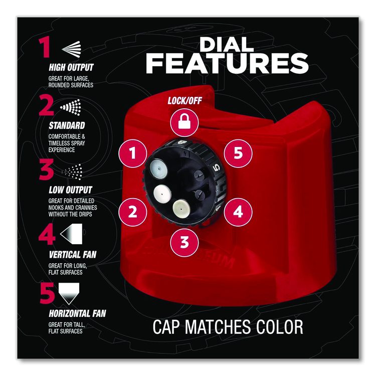 Stops Rust 5-in-1 Spray Paint, Gloss Regal Red, 12 oz Aerosol Can