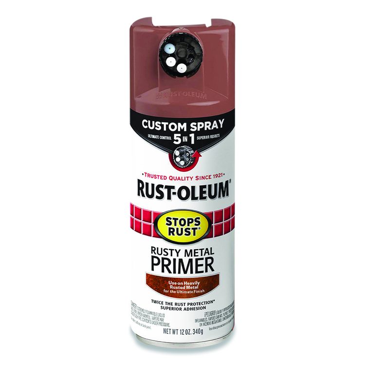 Stops Rust 5-in-1 Spray Paint, Rusty Metal, 12 oz Aerosol Can