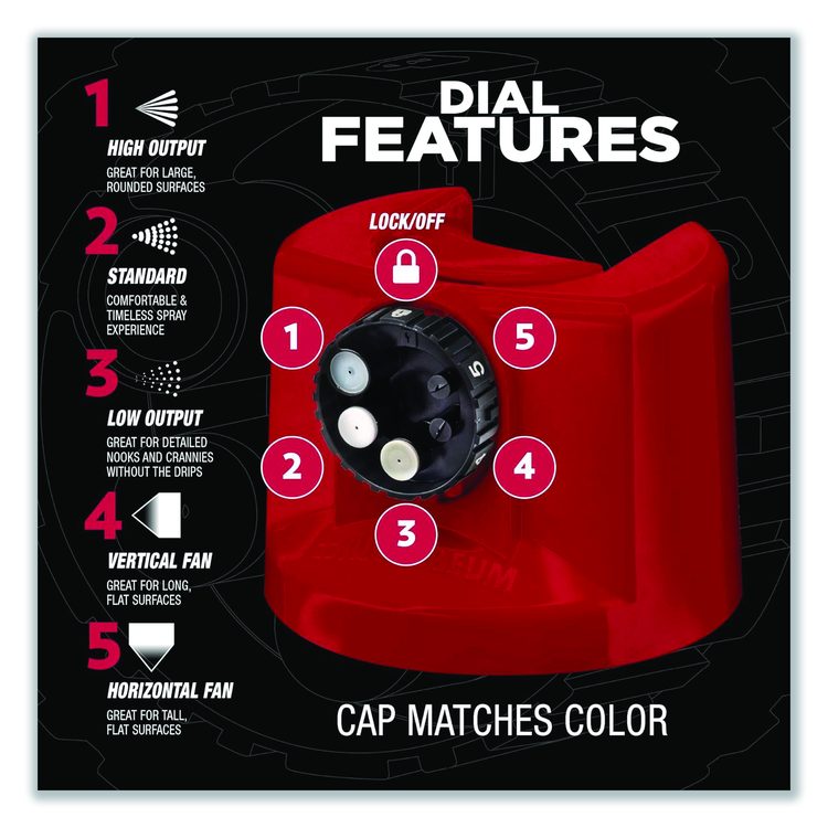 Stops Rust 5-in-1 Spray Paint, Gloss Regal Red, 12 oz Aerosol Can, 6/Carton