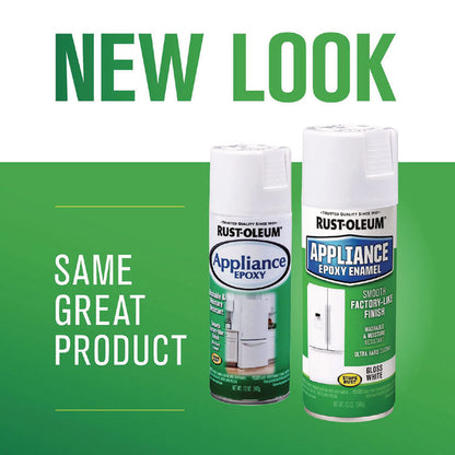 Specialty Appliance Epoxy Spray Paint, Gloss White, 12 oz Aerosol Can
