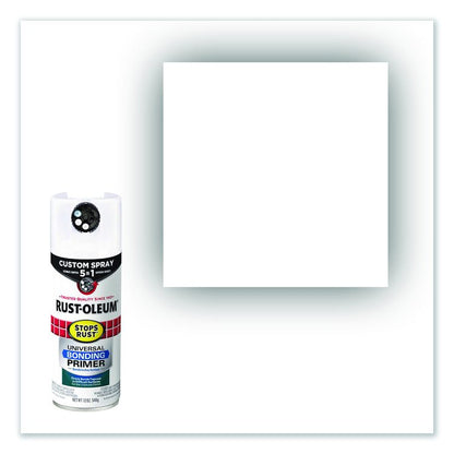 Stops Rust 5-in-1 Spray Paint, White, 12 oz Aerosol Can, 6/Carton