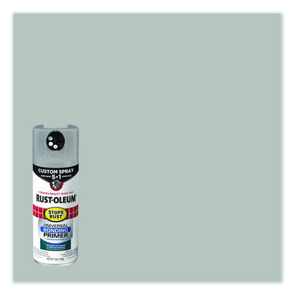 Stops Rust 5-in-1 Spray Paint, Gray, 12 oz Aerosol Can, 6/Carton