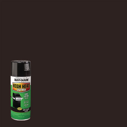 High Heat Enamel Spray Paint, Semi-Gloss Black, 12 oz Aerosol Can