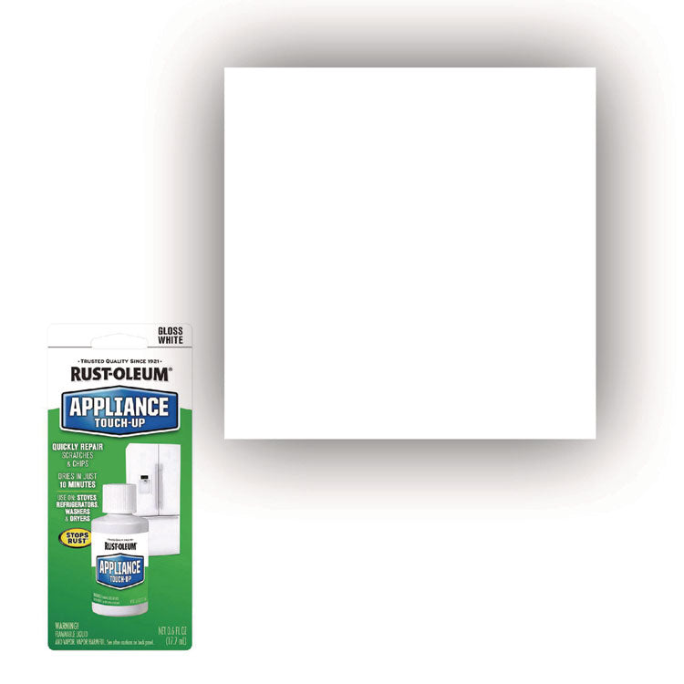 Specialty Gloss White Appliance Epoxy Touch, Gloss White, 0.6 oz Bottle, 6/Carton