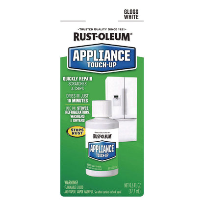 Specialty Gloss White Appliance Epoxy Touch, Gloss White, 0.6 oz Bottle, 6/Carton