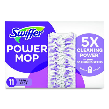 PowerMop Mopping Pads, 11.41 x 5.31, 11/Box, 2 Boxes/Carton