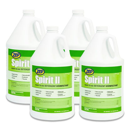 Spirit II Ready-to-Use Disinfectant, Citrus Scent, 1 gal Bottle, 4/Carton