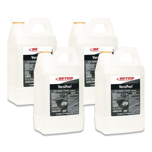 VersiFect FastDraw Cleaner Disinfectant, Fresh Scent, 2 L Bottle (Each)