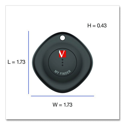 My Finder Bluetooth Tracker for Apple iOS, Black