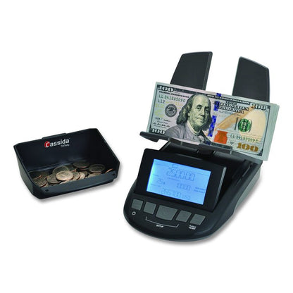 TillTally Money Scale, 1 lb Capacity, 6 x 3 Platform, Black