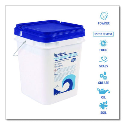 Powder Laundry Detergent, Low Foam, Crisp Clean Scent, 18 lb Pail