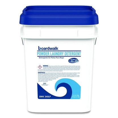 Powder Laundry Detergent, Low Foam, Crisp Clean Scent, 18 lb Pail