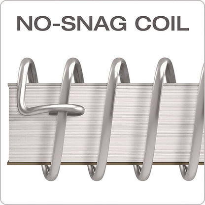 Coil-Lock Wirebound Notebook, 3-Hole Punched, Wide/Legal Rule, Randomly Assorted Cover Color, (70) 10.5 x 8 Sheets