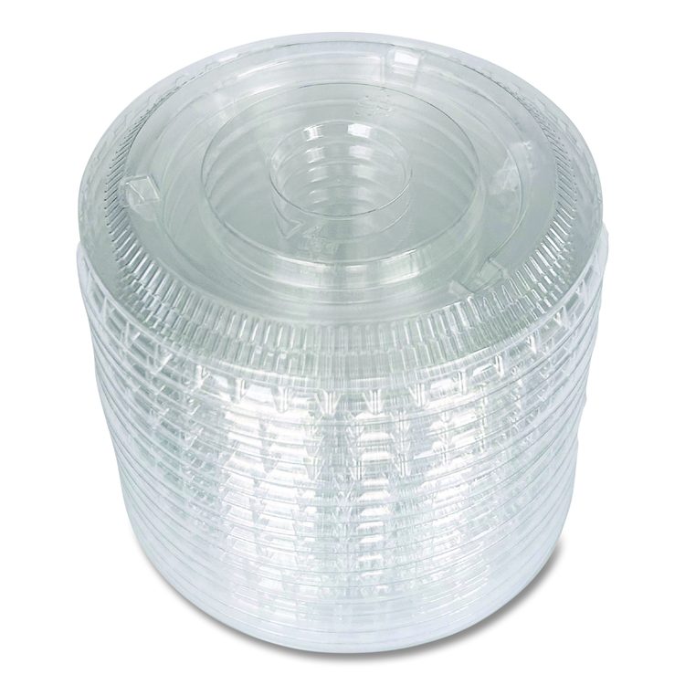 Souffle/Portion Cup Lids, Fits 3.25 oz to 5.5 oz Portion Cups, Plastic, Clear, 2,500/Carton