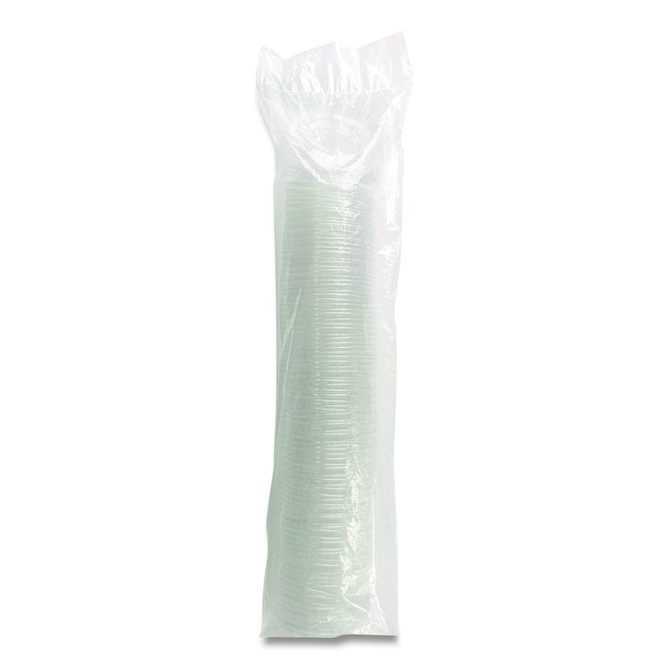 Souffle/Portion Cup Lids, Fits 3.25 oz to 5.5 oz Portion Cups, Plastic, Clear, 2,500/Carton