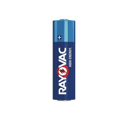 High Energy Premium Alkaline AA Batteries, 4/Pack