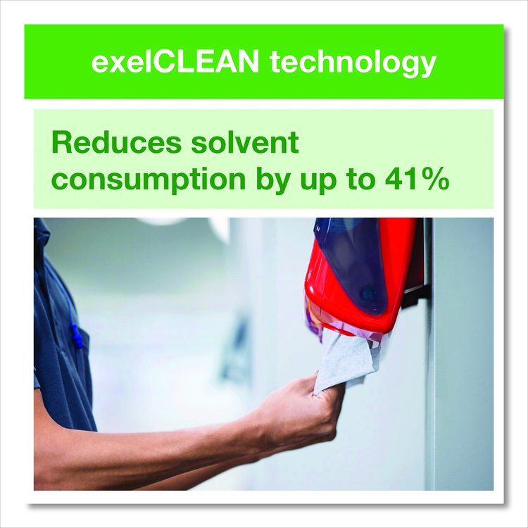 Industrial Heavy-Duty Cleaning Cloth, 1-Ply, 13.97 x, 4.25, Unscented, White, 60 Cloths, 4/Carton