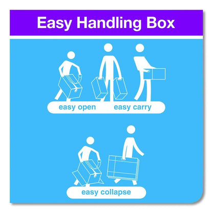 Industrial Heavy-Duty Cleaning Cloth, 1-Ply, 13.97 x, 4.25, Unscented, White, 60 Cloths, 4/Carton