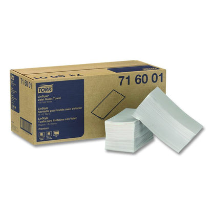 LinStyle Valet Guest Towel, 1-Ply, 11.5 x 17, White, 100/Pack, 5 Packs/Carton