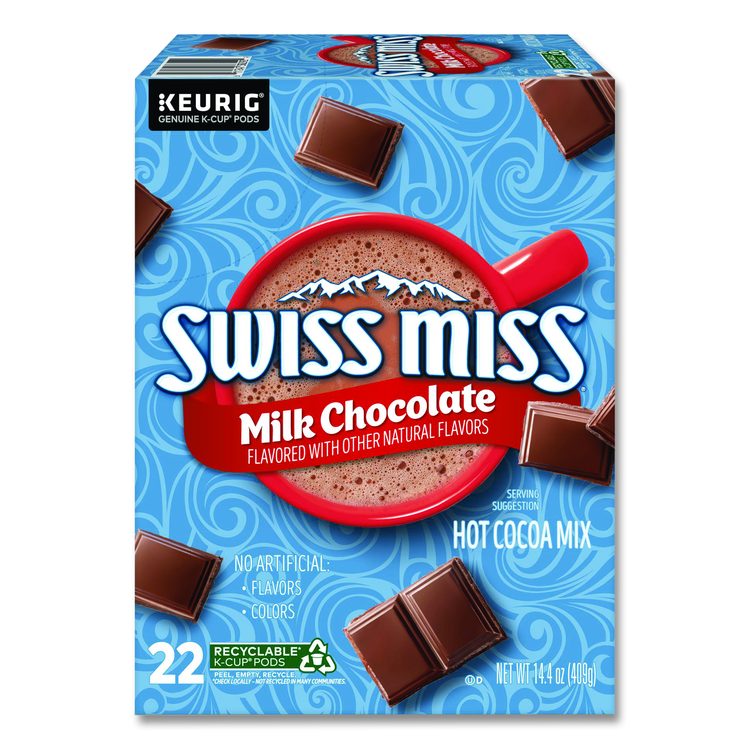 Milk Chocolate Hot Cocoa K-Cups, 22 Pods/Box