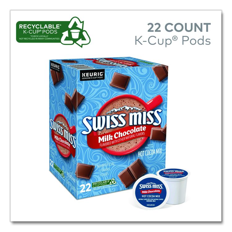 Milk Chocolate Hot Cocoa K-Cups, 22 Pods/Box