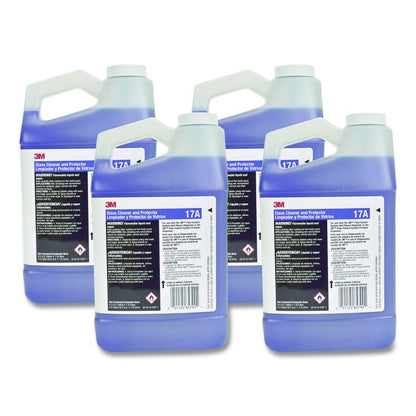 Glass Cleaner and Protector Concentrate, 2 L Bottle, 4/Carton