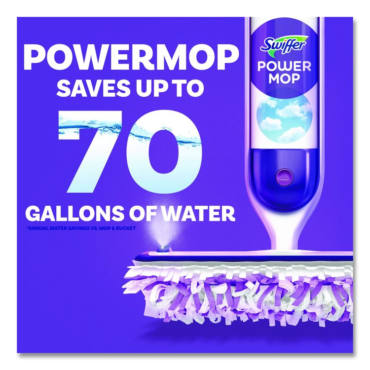 PowerMop Mopping Pads, 11.41 x 5.31, 11/Box, 2 Boxes/Carton