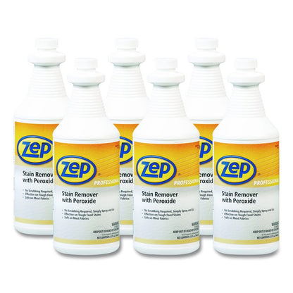 Stain Remover with Peroxide, Unscented, 32 oz Bottle, 6/Carton